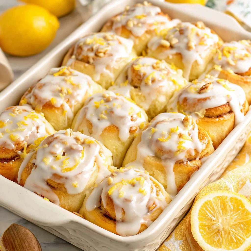 Easy Lemon Sweet Rolls