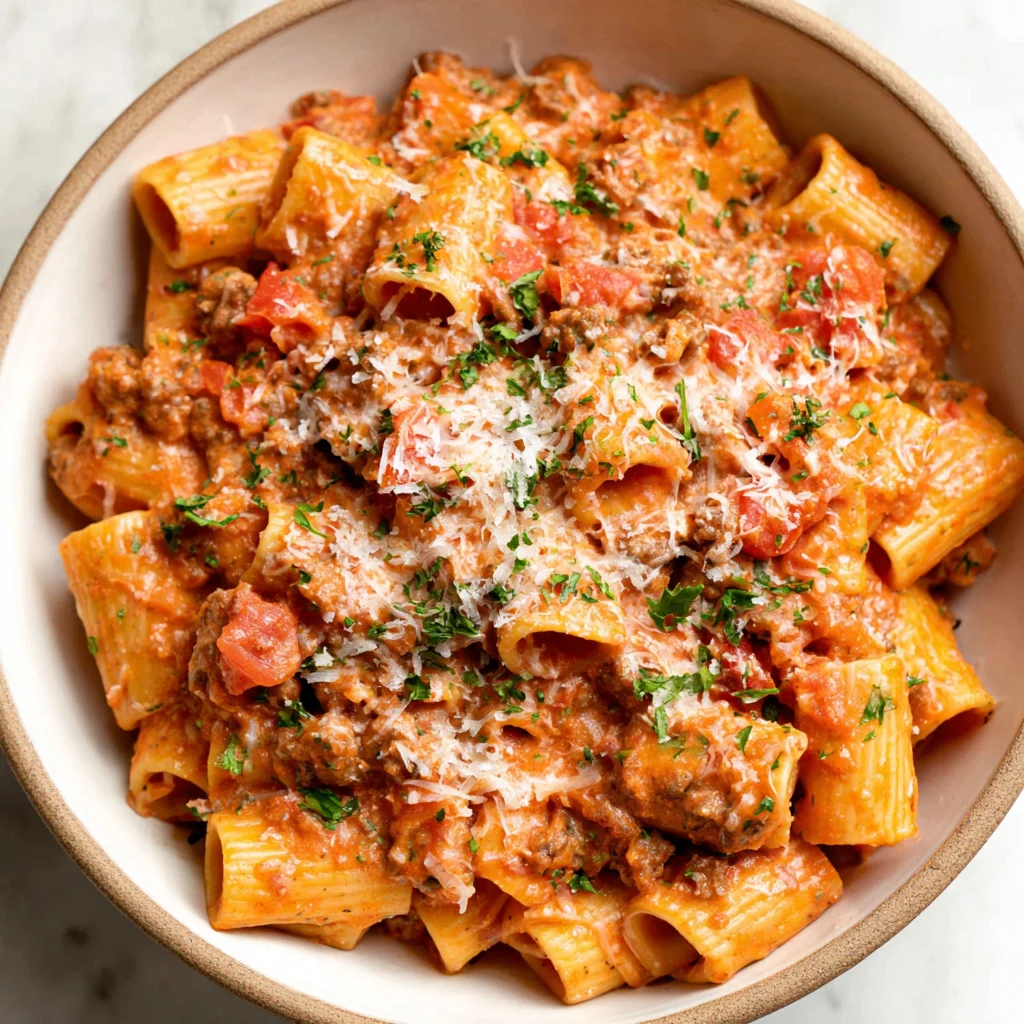Easy Sausage Rigatoni