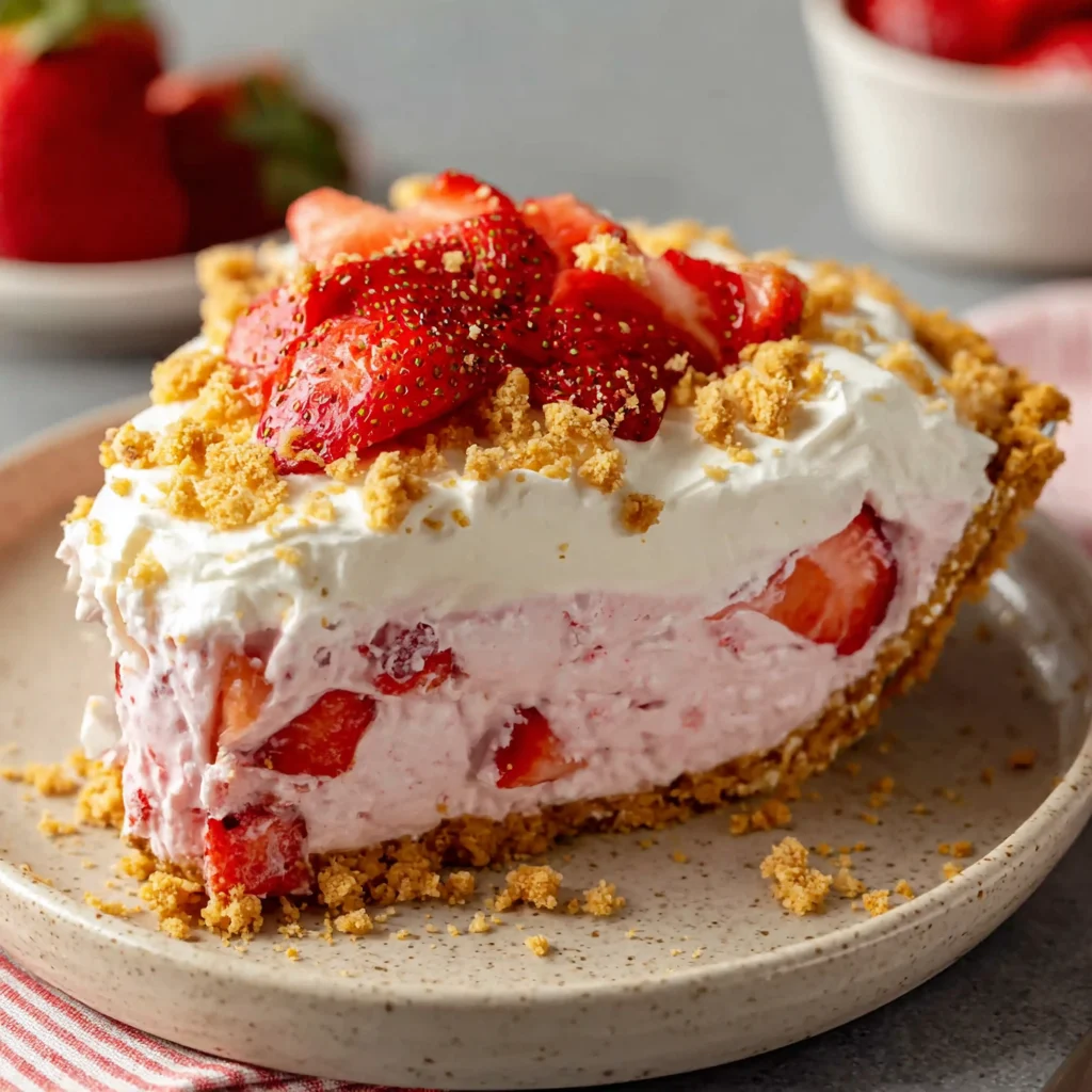 Frozen Strawberry Pie