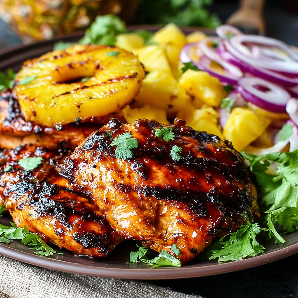 Grilled Pineapple Chicken