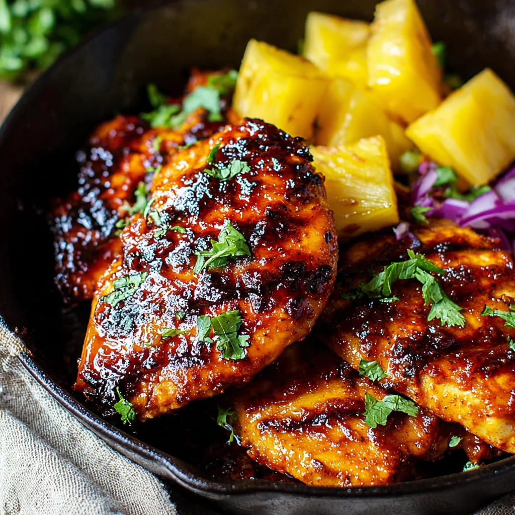 Grilled Pineapple Chicken