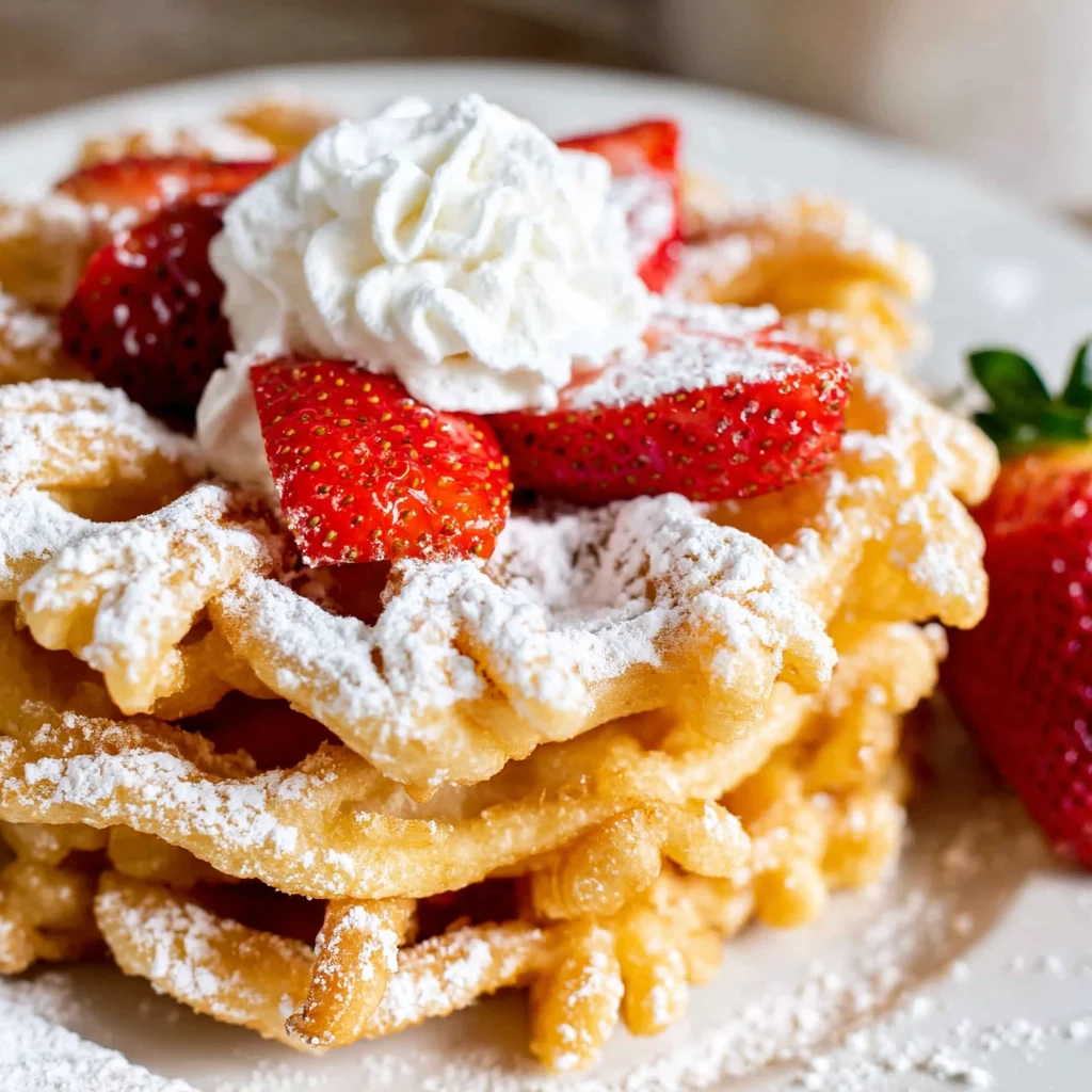 Homemade Funnel Cakes