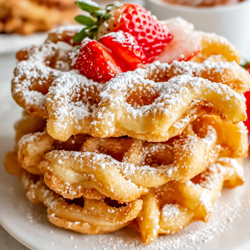 Homemade Funnel Cakes