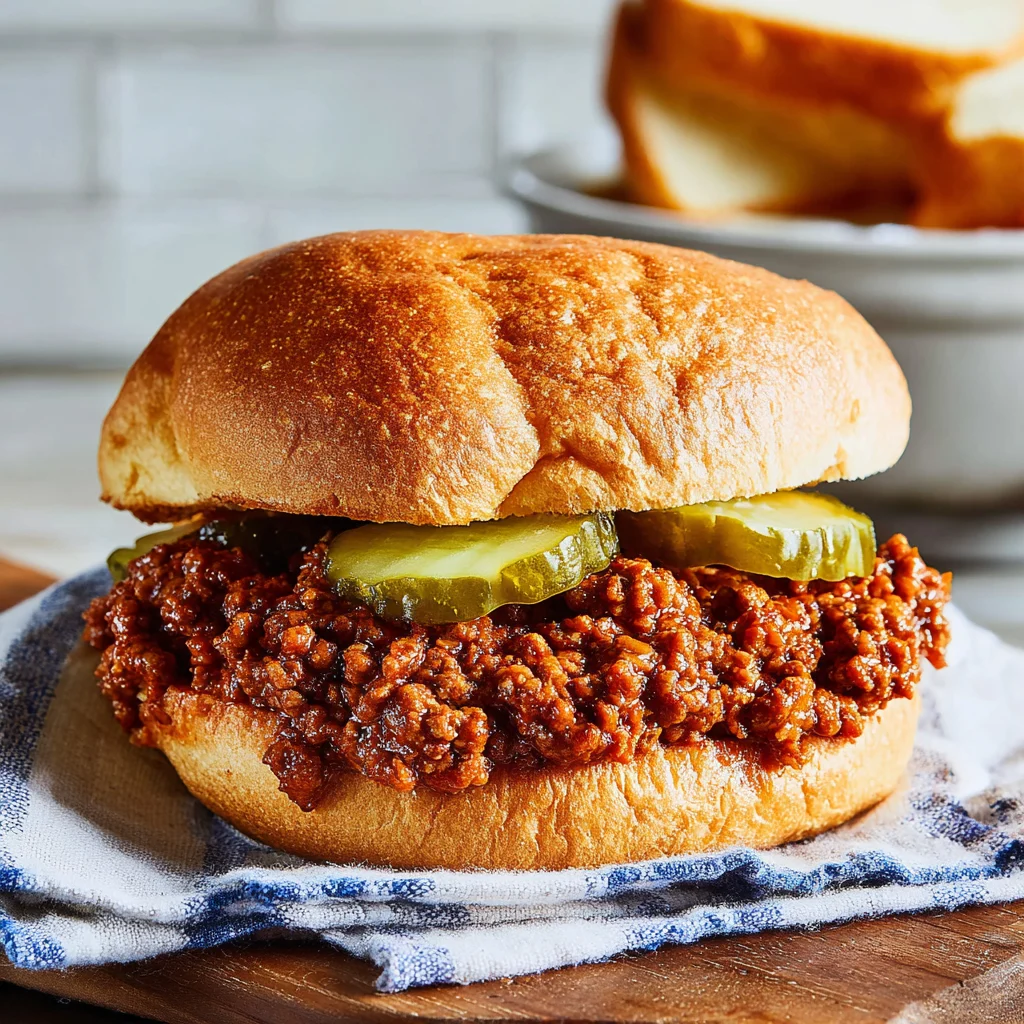Homemade Sloppy Joes