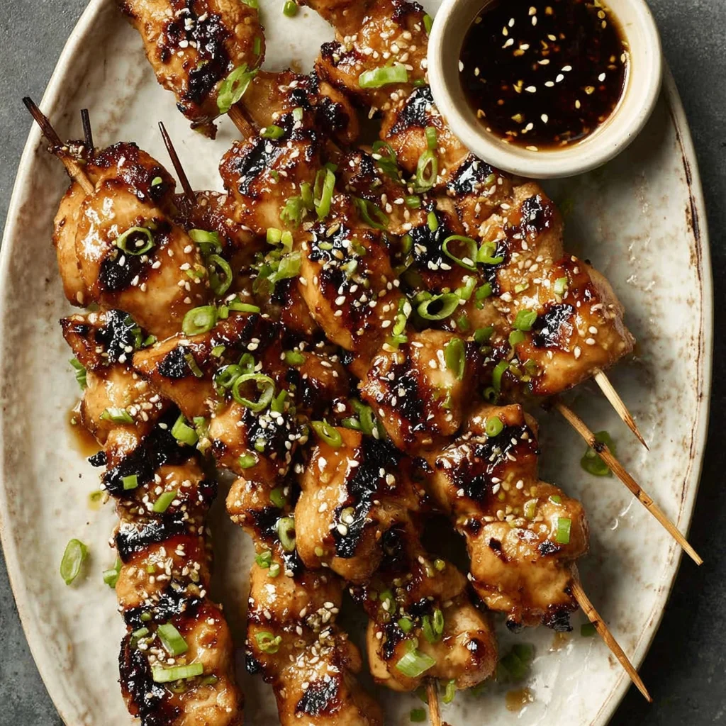 Honey Garlic Chicken Kabobs