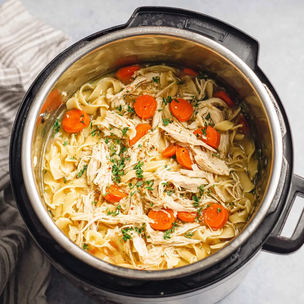 Instant Pot Chicken Noodle Soup