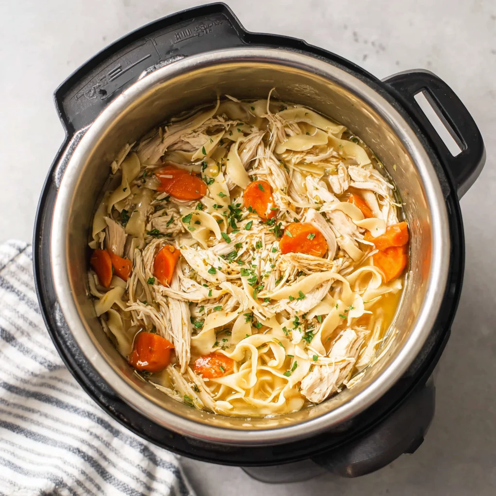Instant Pot Chicken Noodle Soup