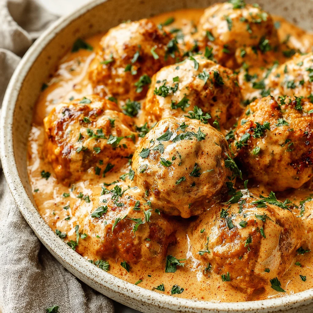 Paprika Chicken Meatballs