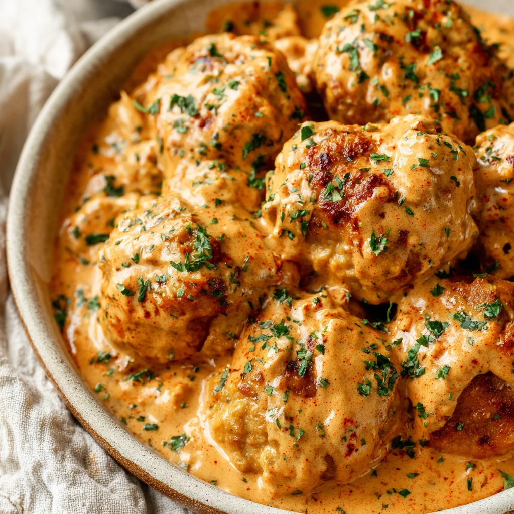 Paprika Chicken Meatballs