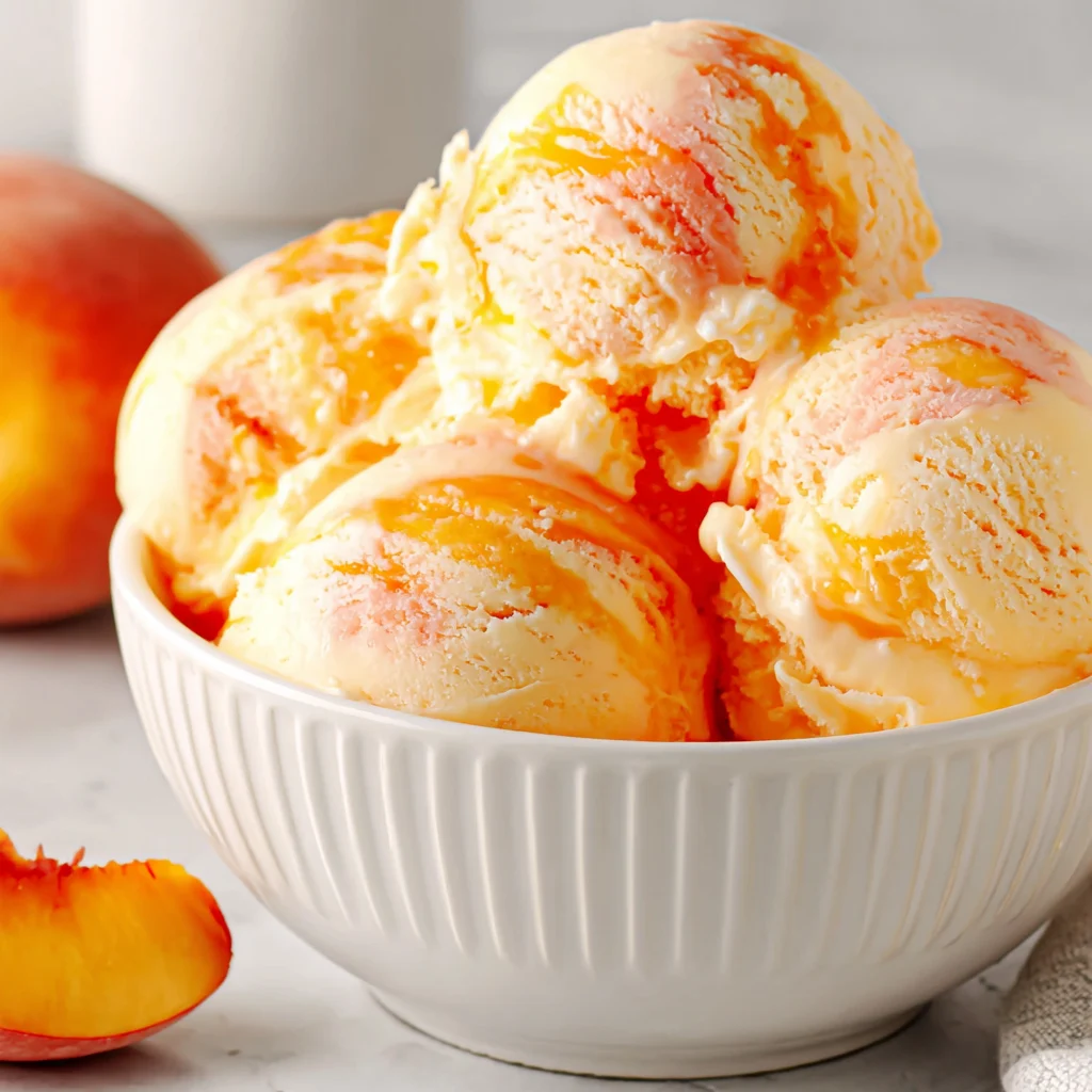 Peach Ice Cream