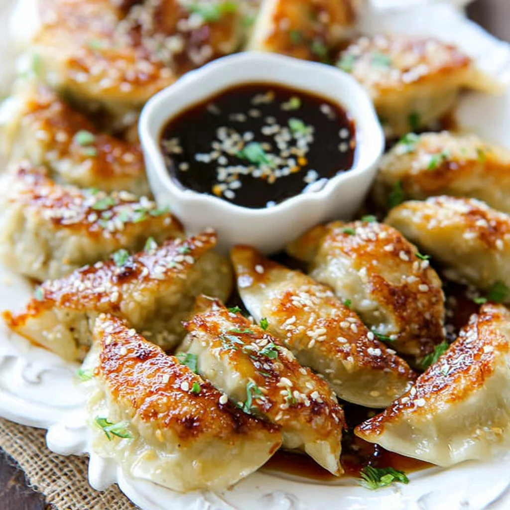 Sesame Chicken Potstickers