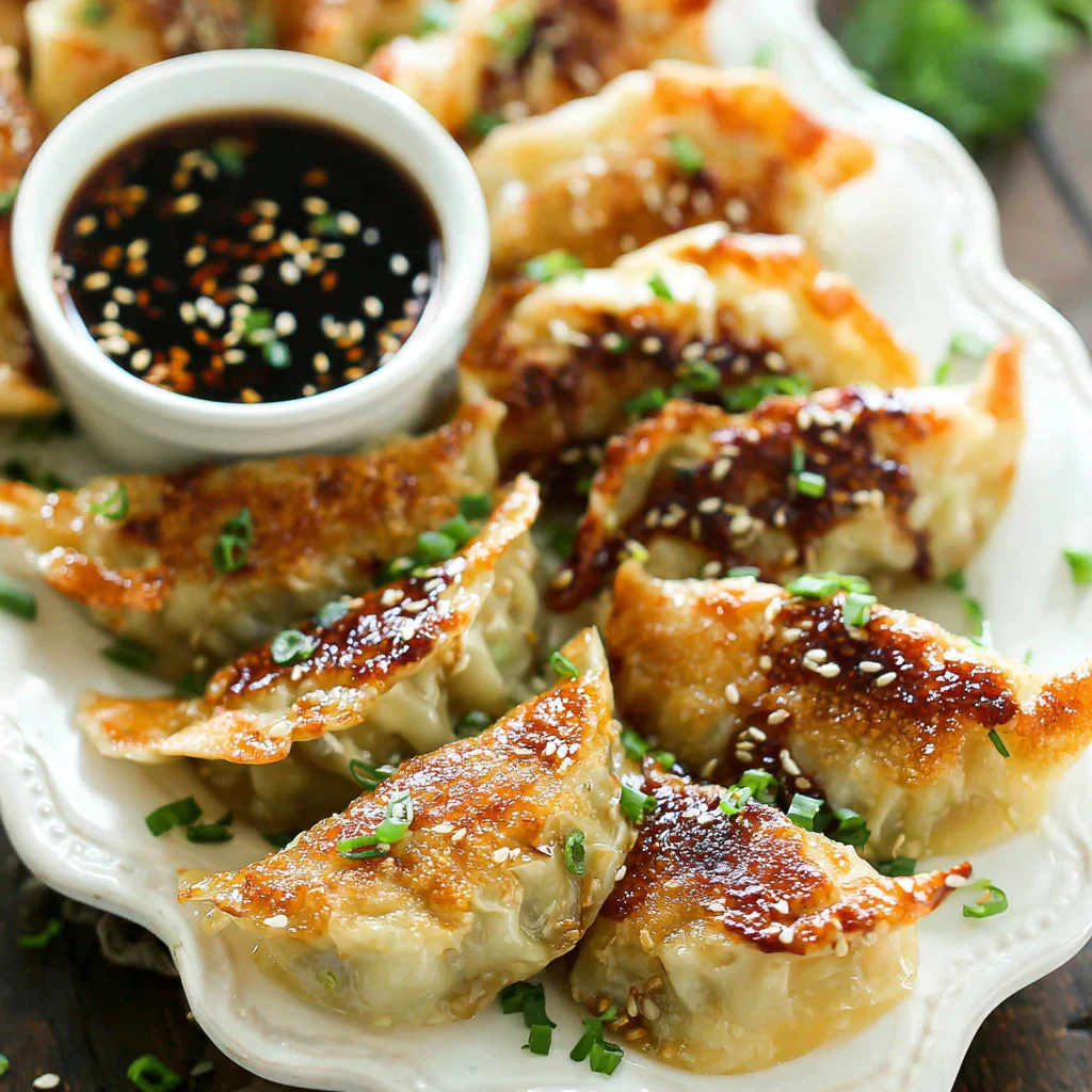 Sesame Chicken Potstickers