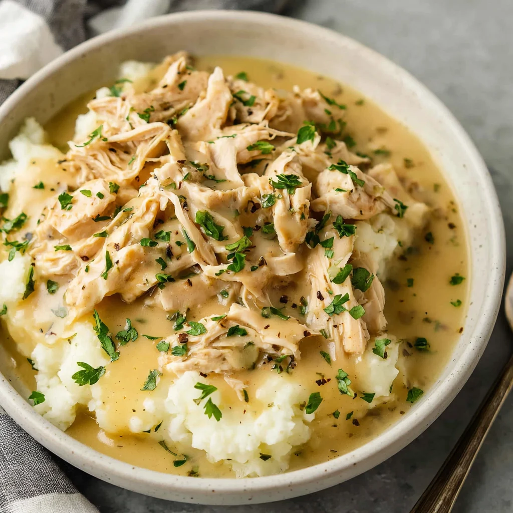 Shredded Chicken Gravy