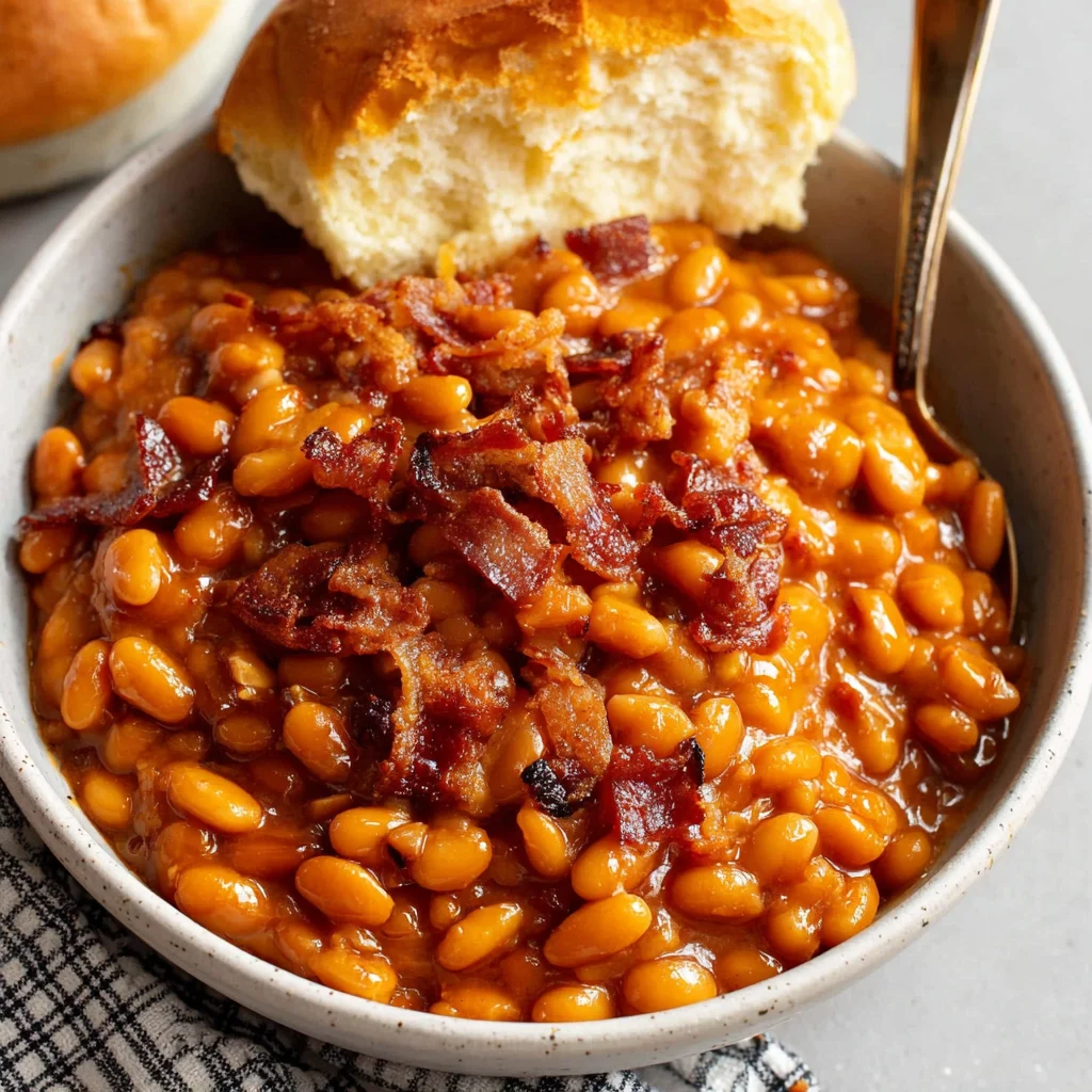 Slow Cooker Baked Beans
