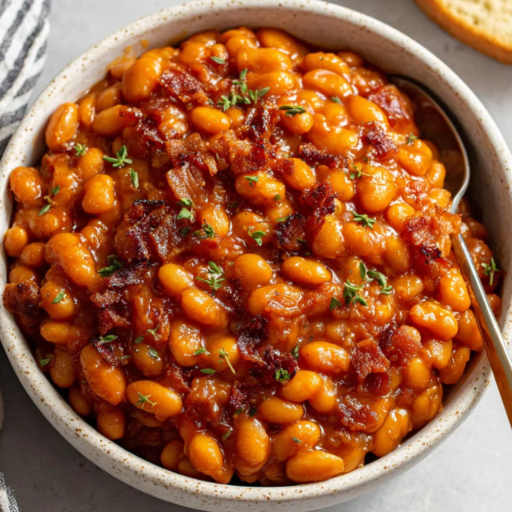 Slow Cooker Baked Beans