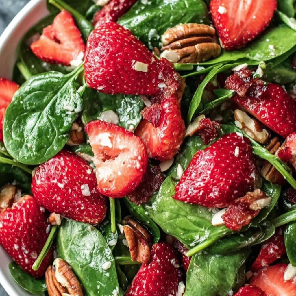 Strawberry Spinach Salad
