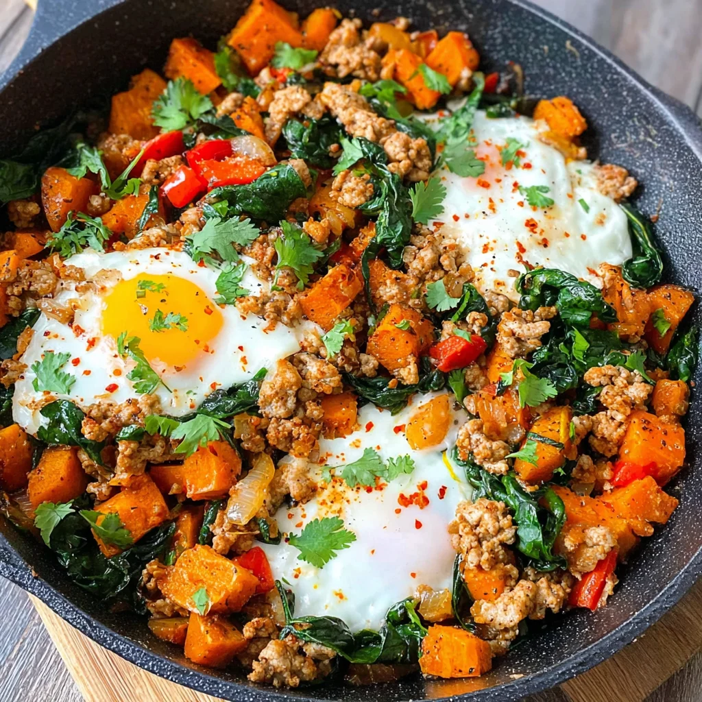 Turkey Sweet Potato Skillet