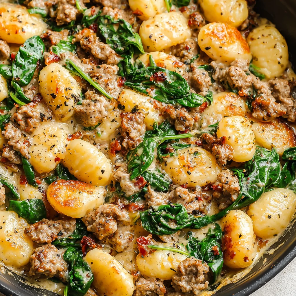 Tuscan Sausage Gnocchi