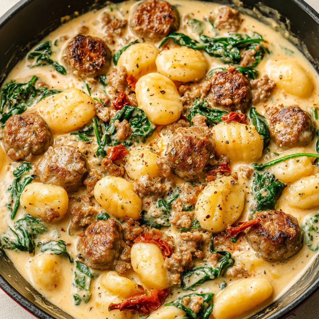 Tuscan Sausage Gnocchi