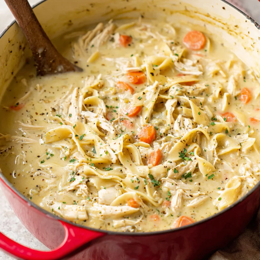 Creamy Chicken Noodle Soup