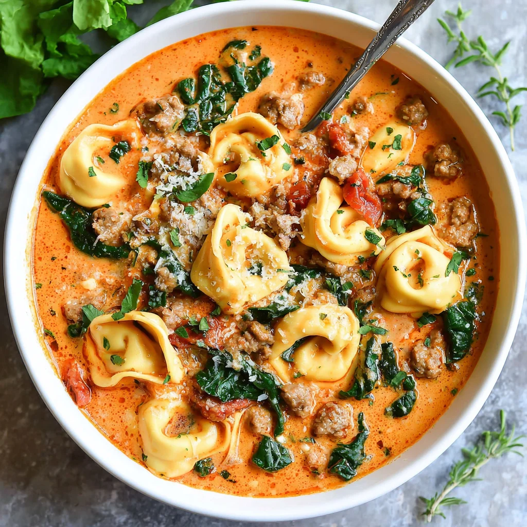 Creamy Tortellini Soup