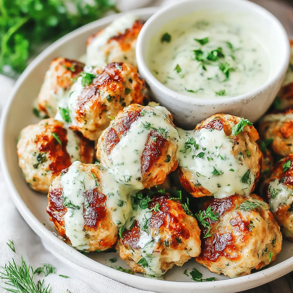Green Goddess Meatballs