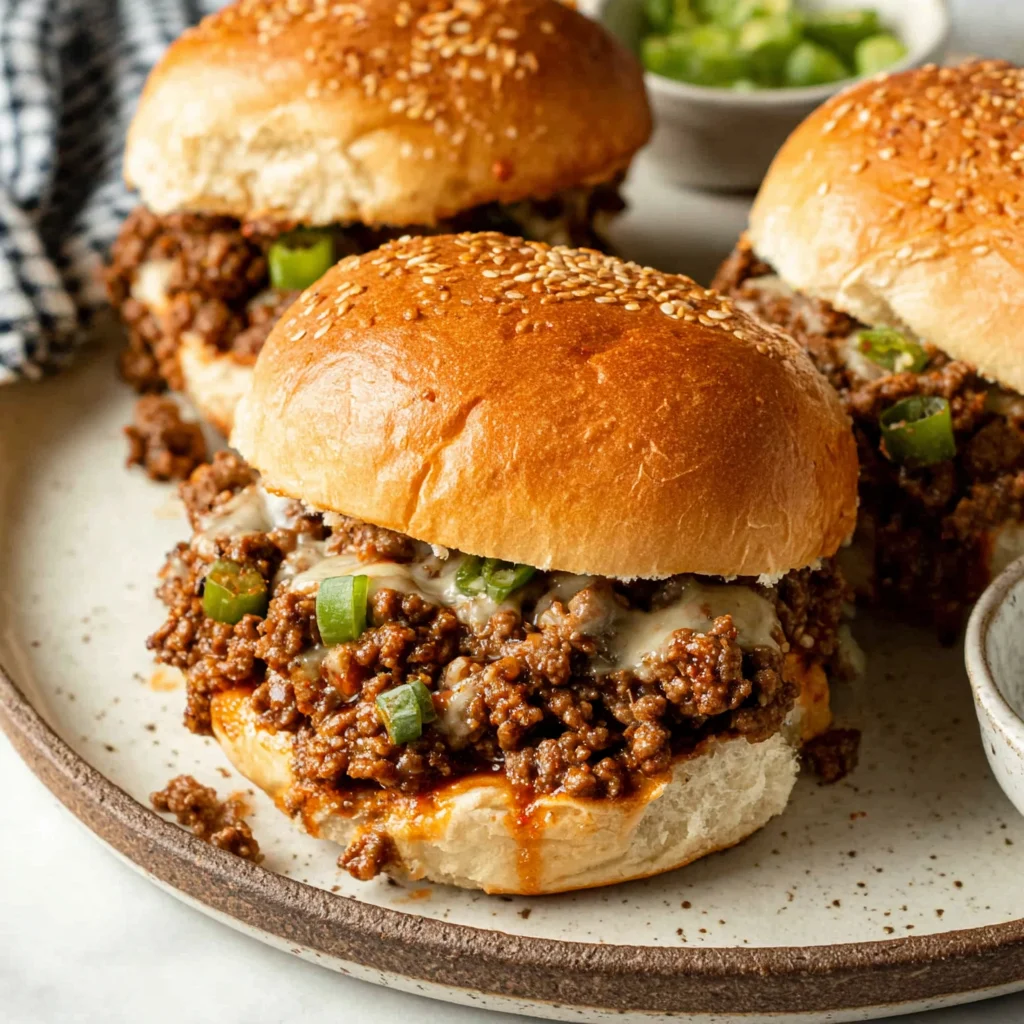 Philly Cheesesteak Sloppy Joes