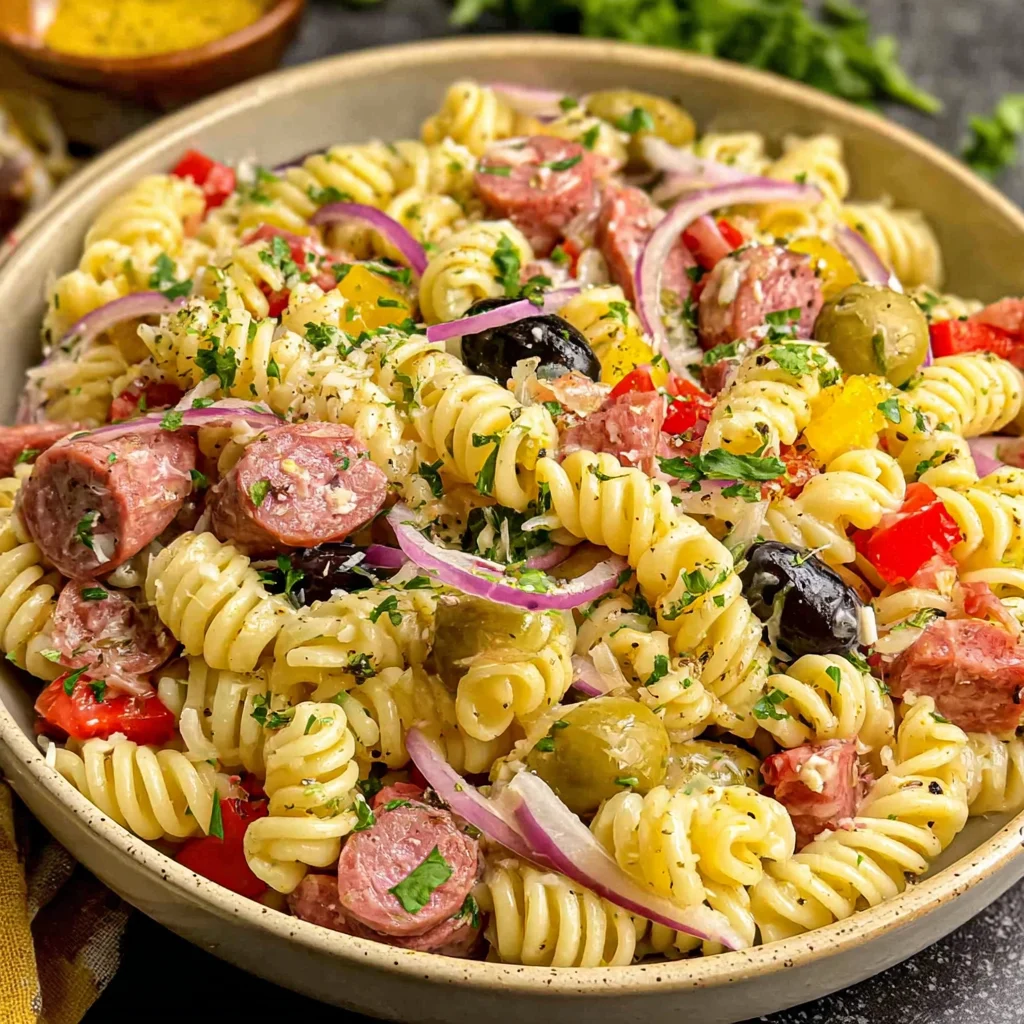 Salami Antipasto Pasta