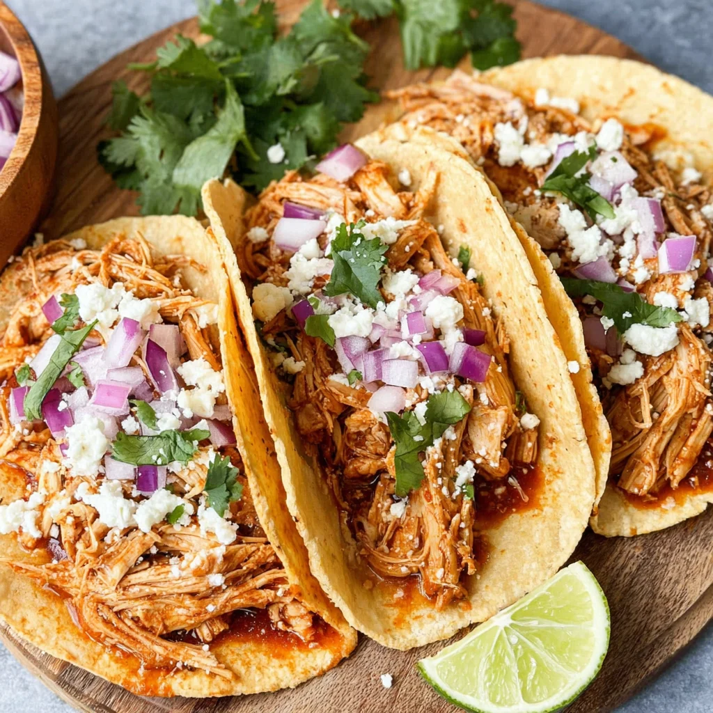 Slow Cooker Chicken Tacos