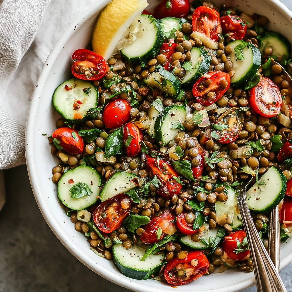 Green Lentil Salad
