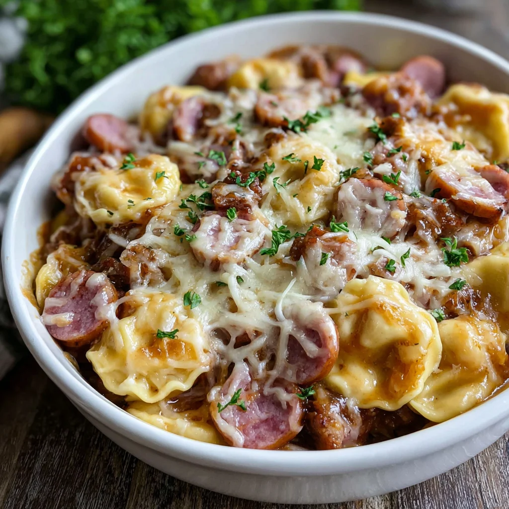Slow Cooker Pierogi Kielbasa Casserole