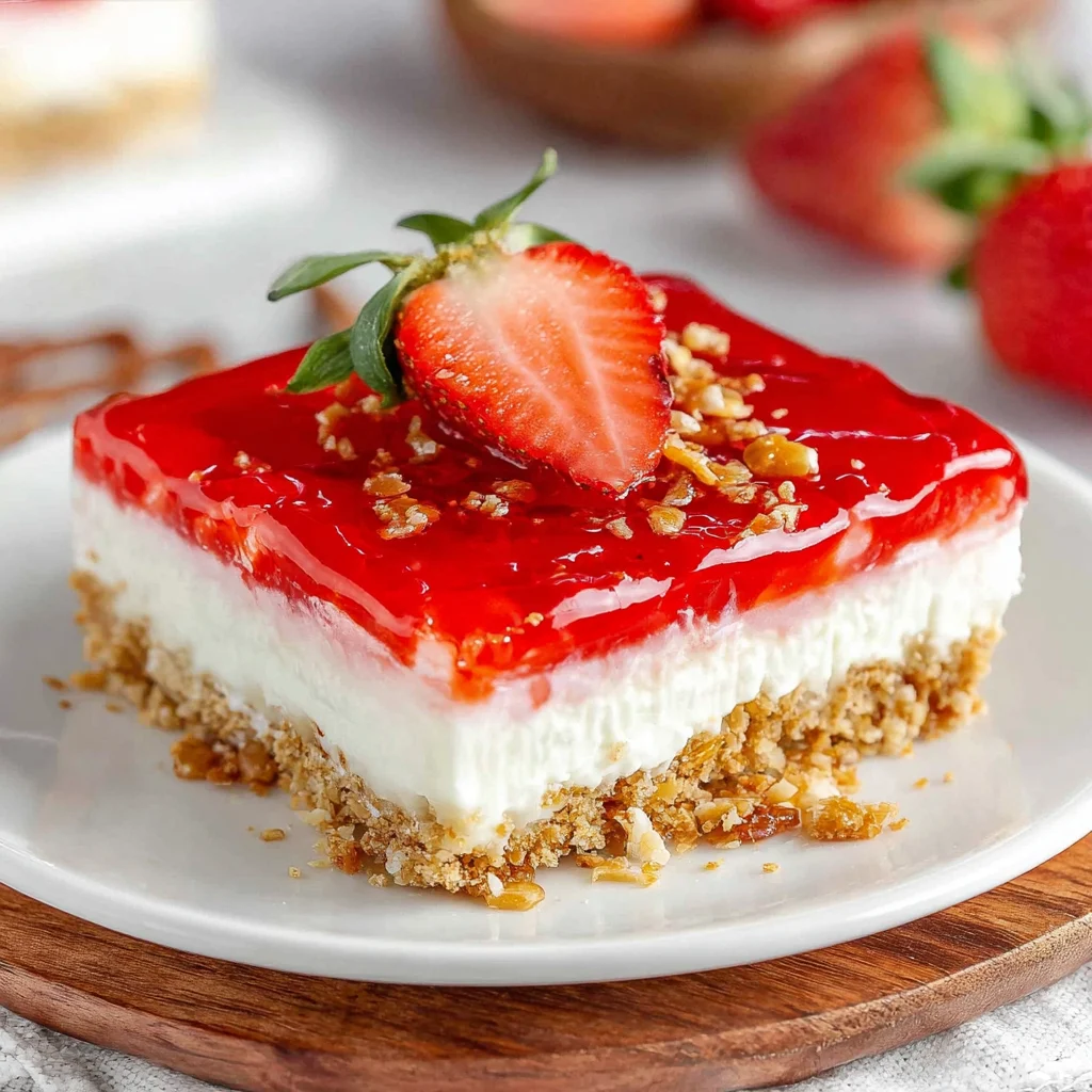 Strawberry Pretzel Salad