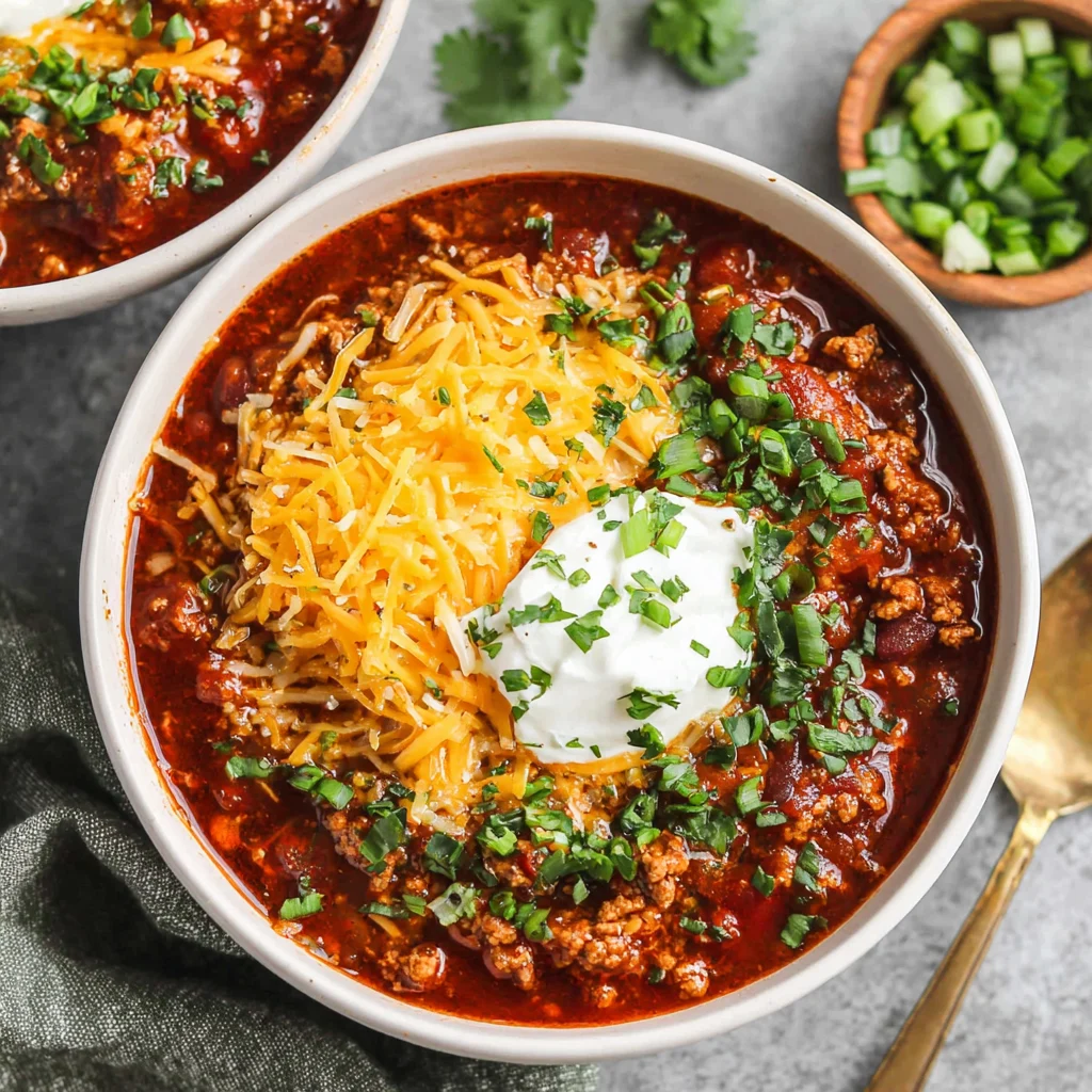 High Protein Turkey Chili