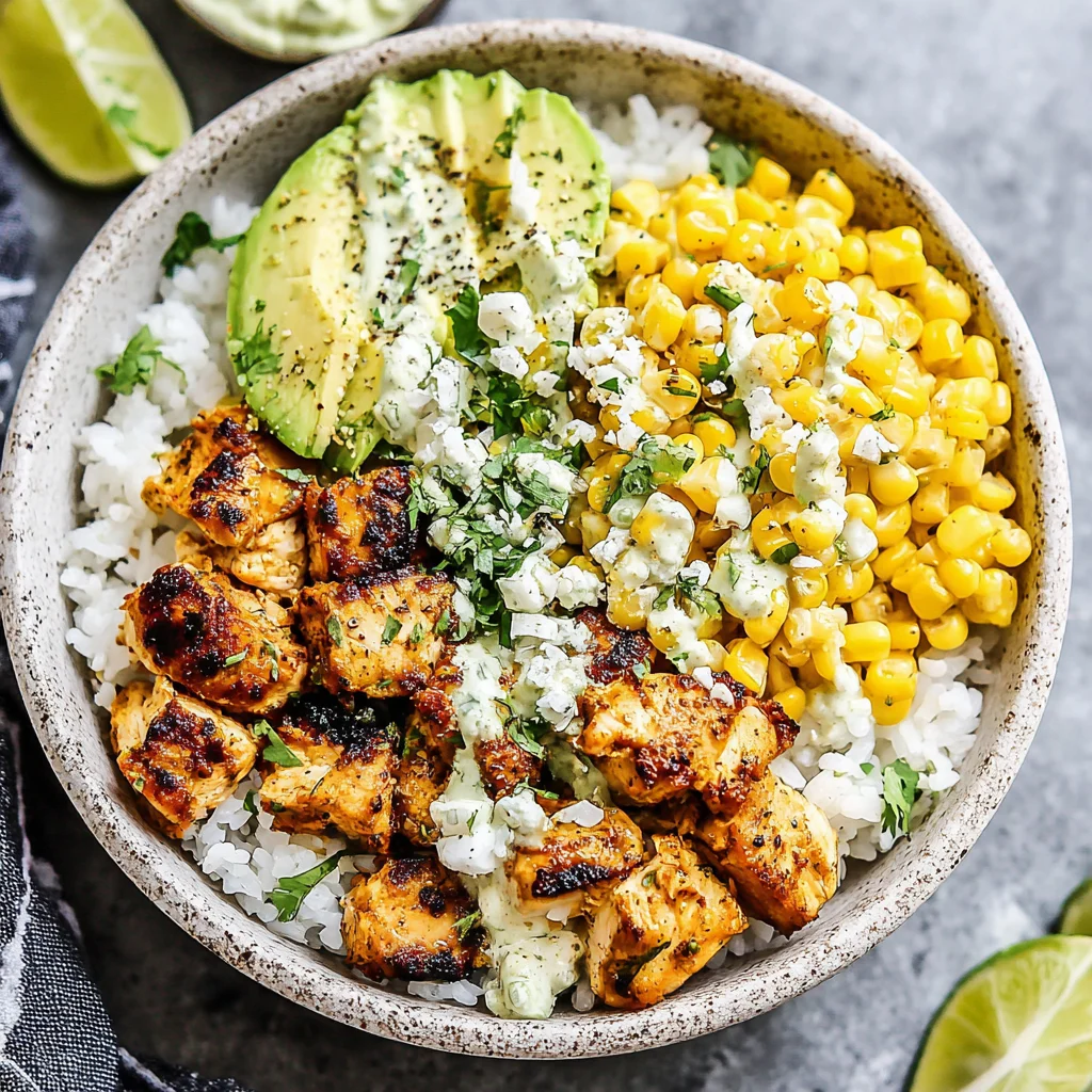 Street Corn Chicken Bowl